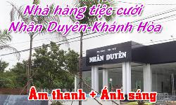 Bộ dàn âm thanh sân khấu hội trường: Nhà hàng tiệc cưới Nhân Duyên Khánh Hòa