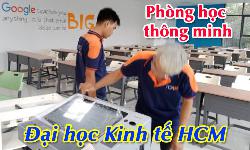âm thanh phòng học thông minh trường ĐH Kinh Tế HCM
