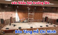 Lắp đặt âm thanh ánh sáng sân khấu hội trường lớn: Bảo Tàng Hồ Chí Minh