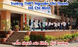 Âm thanh sân khấu hội trường cho trường học THPT Nguyễn Chí Thanh HCM