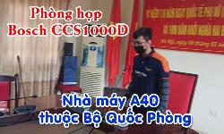 Hệ thống âm thanh hội thảo: phòng họp hội nghị trực tuyến nhà máy A40