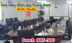 Hệ thống hội thảo BOSCH CCS900 Phòng họp hội nghị trực tuyến: Điện gió Trung Nam
