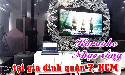 Lắp đặt bộ dàn karaoke EV - Sennheiser tại gia đình quận 7, HCM