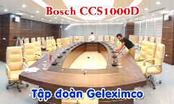 Âm thanh phòng họp, hệ thống hội thảo BOSCH CCS1000 hội nghị trực tuyến: tập đoàn Geleximco