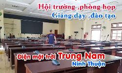 Hệ thống âm thanh hội trường phòng họp, giảng dạy đào tạo: Điện mặt trời Trung Nam, Ninh Thuận