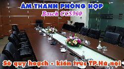 Âm thanh phòng họp hội thảo Bosch CCS900: Sở Quy Hoạch - Kiến trúc Hà Nội