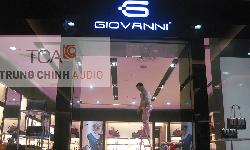 Hệ thống âm thanh TOA: Shop thời trang Giovanni