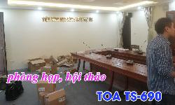 Lắp đặt âm thanh hội thảo TOA TS-690: phòng họp Viện Khoa Học - Công Nghệ Mật Mã