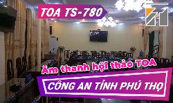 Hệ thống âm thanh phòng họp, hội nghị, hội thảo: Công An tỉnh Phú Thọ