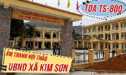 Hệ thống hội thảo, hội nghị phòng họp TOA TS-800: Kim Sơn, Ninh Bình