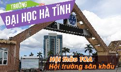 Hệ thống hội thảo TOA TS-780, âm thanh phòng họp hội trường: Đại học Hà Tĩnh