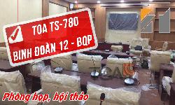 Hệ thống hội thảo TOA TS-780 âm thanh phòng họp trực tuyến: Binh Đoàn 12 Bộ Quốc Phòng