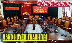 Lắp đặt âm thanh phòng họp hội thảo Bosch CSS1000D: UBND huyện Thanh Trì