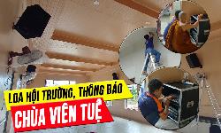 Âm thanh nhà chùa Viên Tuệ - Vũng Tàu: loa hội trường, thông báo