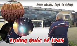 Lắp đặt âm thanh hội trường, ánh sáng sân khấu Trường Quốc tế UNIS, Hà Nội