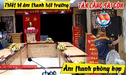 Lắp đặt thiết bị âm thanh hội trường, âm thanh phòng họp hội thảo: Cảng Cát Lái
