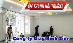 Lắp đặt âm thanh hội trường cho công ty Giày Bình Tiên (Biti's)