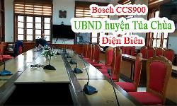 Hệ thống âm thanh hội nghị trực tiếp Bosch CCS900: UBND huyện Tủa Chùa, Điện Biên