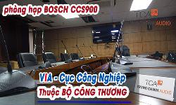 Âm thanh hội thảo Bosch có dây phòng họp trực tuyến, loa hội trường Yamaha: VIA - Bộ Công Thương
