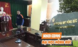 Lắp đặt âm thanh loa micro phòng họp Bosch CCS900: Trường Đại học Hồng Đức