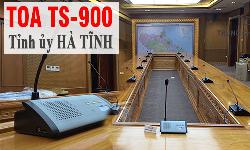 Thiết bị micro âm thanh hội thảo không dây TOA TS-900: Tỉnh ủy Hà Tĩnh