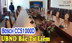 Lắp đặt hệ thống âm thanh hội nghị hội thảo: Phòng họp UBND Bắc Từ Liêm, HN