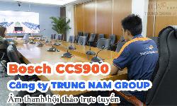 Thiết bị hội nghị truyền hình trực tuyến âm thanh phòng họp: Trung Nam Group