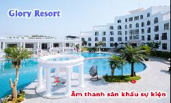 Dàn âm thanh ánh sáng sân khấu sự kiện tại Glory resort, Sơn Tây