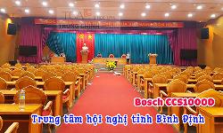 Âm thanh hội thảo Bosch CCS1000D cho phòng họp hội trường Trung tâm hội nghị tỉnh Bình Định