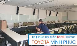 Lắp đặt hệ thống hội nghị Bosch CCS900 âm thanh phòng họp tại Công ty Ô tô Toyota Vietnam