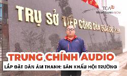 Bộ dàn âm thanh sân khấu hội trường UBND – HĐND: Trụ sở Quận Bắc Từ Liêm, Hà Nội