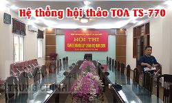 Bảo trì hệ thống âm thanh hội thảo TOA TS-770 tại: Công ty TNHH MTV 76