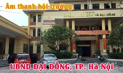TCA lắp đặt bộ dàn âm thanh hội trường cho UBND xã Đại Đồng, Thạch Thất, TP. Hà Nội