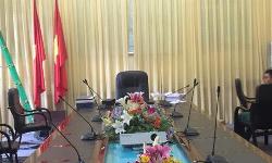 Hệ thống hội thảo Bosch CCS 1000D họp trực tuyến tổng cục Quân huấn 