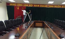 Hệ thống âm thanh hội thảo Bosch CCS900 phòng họp trực tuyến Ban Tôn giáo Chính phủ