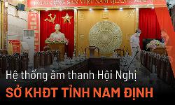 Hệ thống hội thảo âm thanh BOSCH : Sở kế hoạch và đầu tư Nam Định