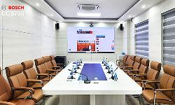 Hệ thống âm thanh hội thảo Bosch CCS700 và Camera hội nghị Lumens : Công ty NPCETC