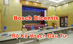 Hệ thống âm thanh hội nghị Bosch Dicentis :  Phòng họp trực tuyến tại Bộ Kế Hoạch Đầu Tư