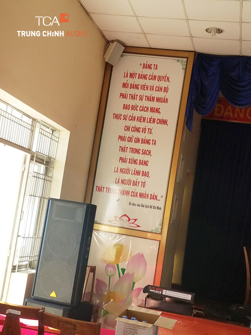 Âm thanh phòng họp hội trường UBND Tân Bình HCM