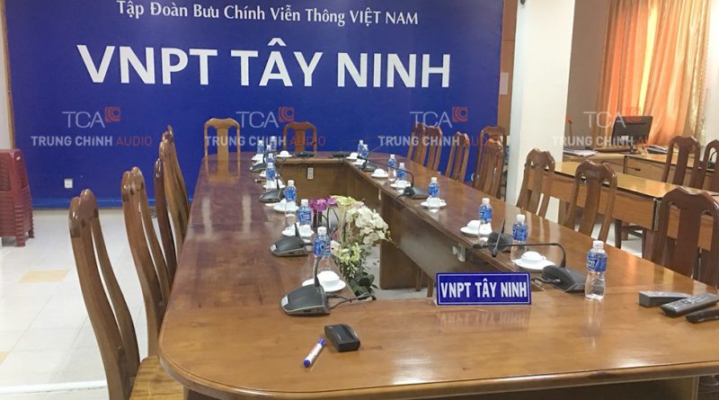 Hệ thống âm thanh hội nghị BOSCH CCS 1000D cho VNPT Tây Ninh