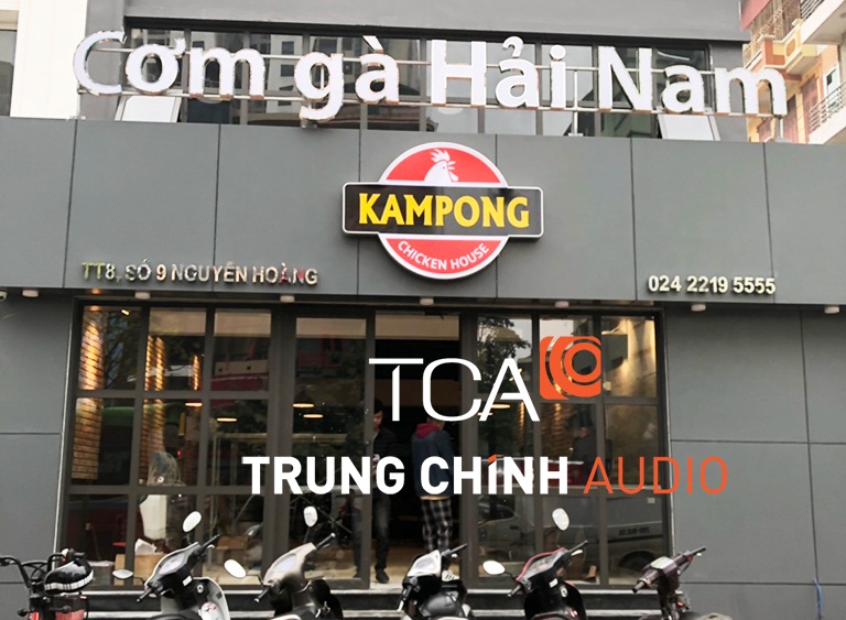 Tư vấn lắp đặt dàn âm thanh nhà hàng: Kampong Chicken House