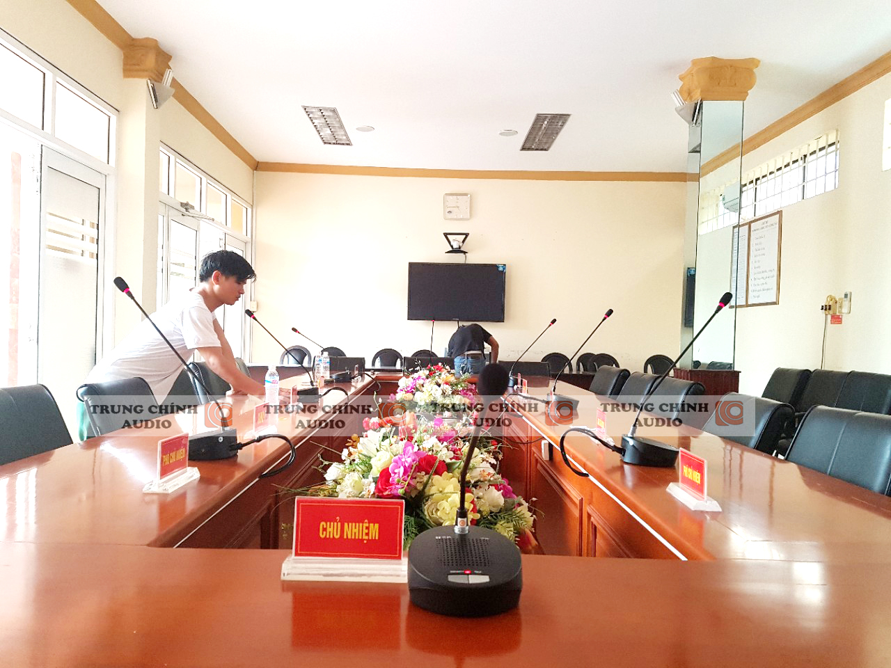 Hệ thống hội thảo TOA TS-680 âm thanh phòng họp: Quân khu K690, Hồ Chính Minh