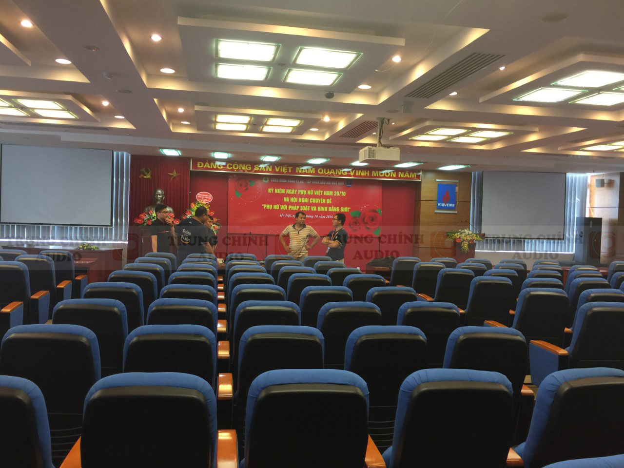 Dàn âm thanh hội trường sân khấu, hệ thống hội thảo phòng họp: Dầu Khí Việt Nam