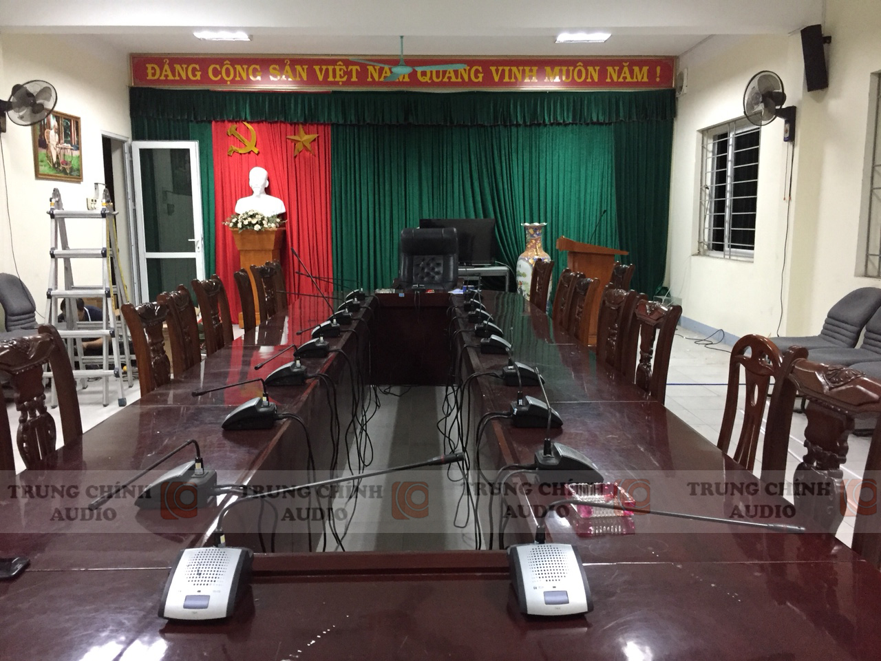 Hệ thống hội thảo TOA âm thanh phòng họp: Công an huyện Kinh Môn - Hải Dương