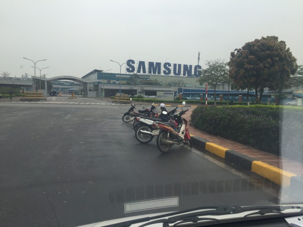 âm thanh thông báo nhà máy, nhà xưởng: Samsung Thái Nguyên, Bắc Ninh