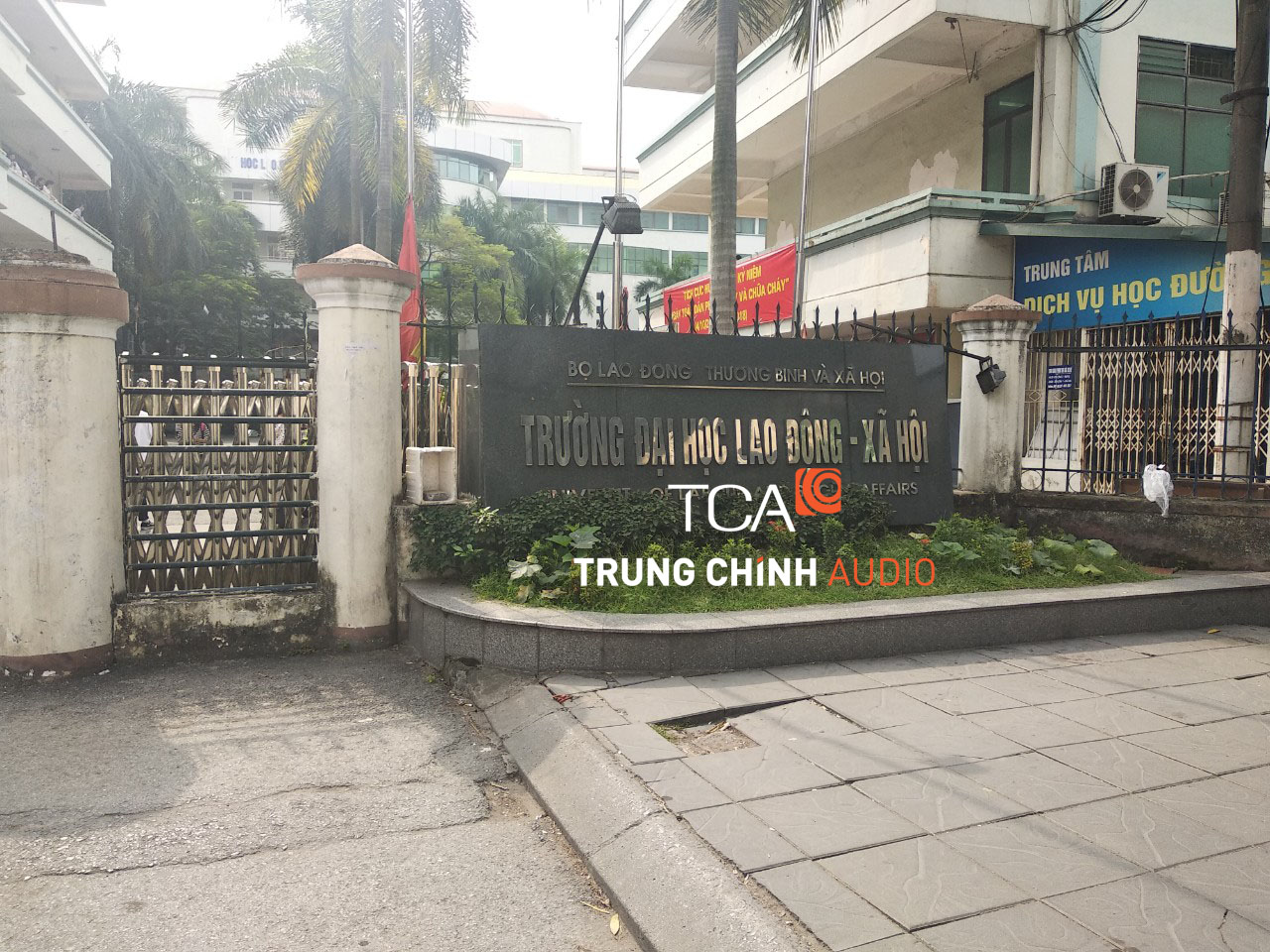 Bộ dàn âm thanh hội trường, ánh sáng sân khấu: Trường đại học Lao Động Xã Hội, Hà Nội