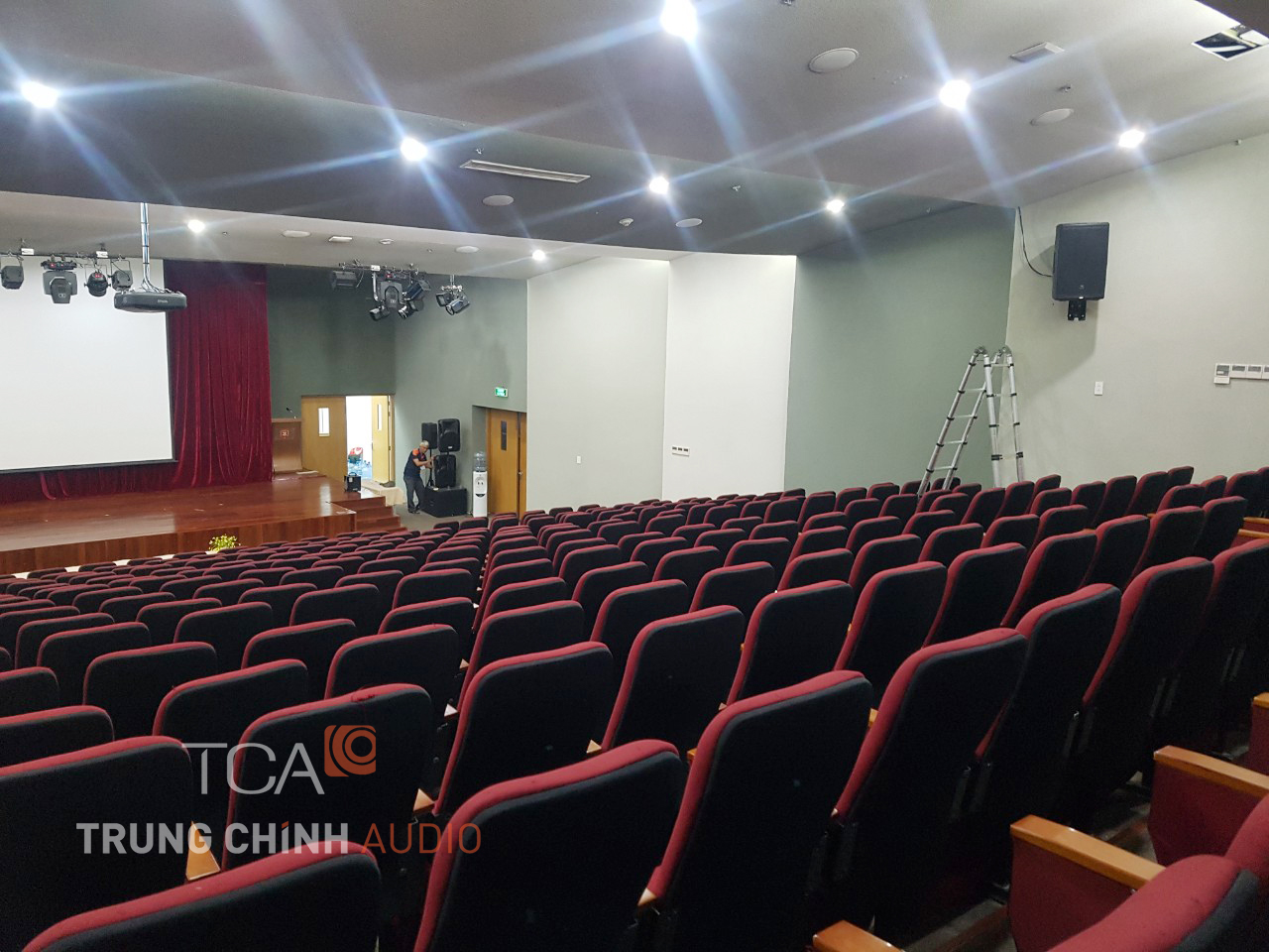 Âm thanh ánh sáng hội trường sân khấu trường học: Quốc Tế Việt Úc VAS Gò Vấp, Hồ Chí Minh