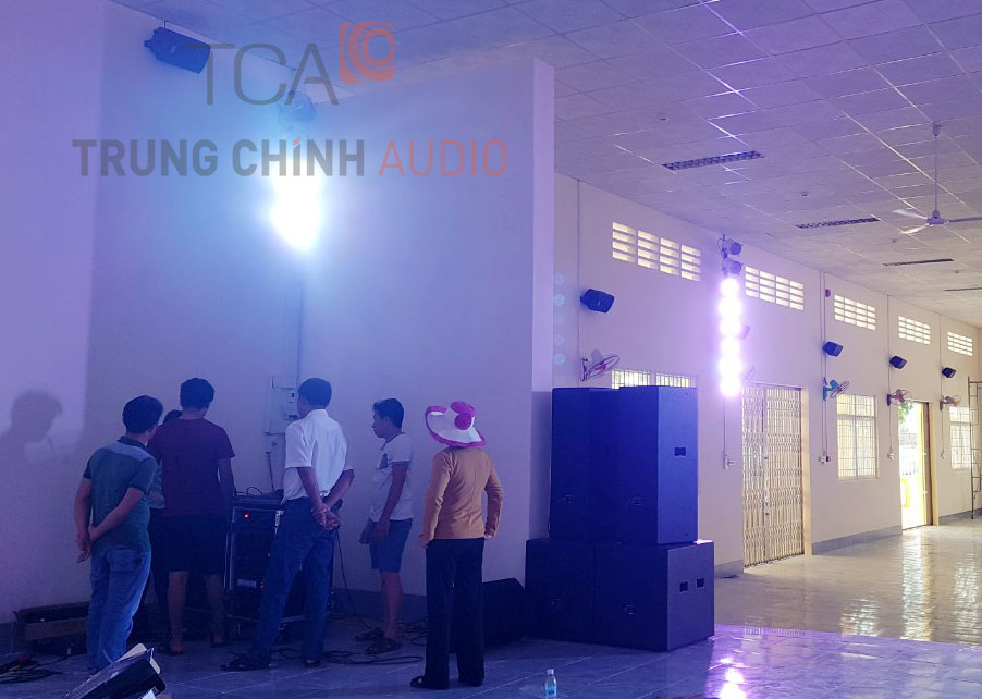âm thanh hội trường sân khấu Trung Tâm Văn Hóa Châu Phong,Tỉnh An Giang