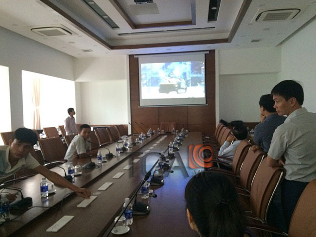 Hệ thống âm thanh hội thảo, hội nghị Bosch CCS1000: phòng họp CỤC ĐƯỜNG SẮT Việt Nam