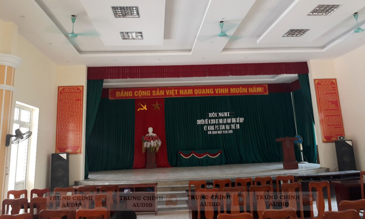 Bộ dàn thanh cho hội trường, phòng họp: huyện Thạch Thất, Hà Nội